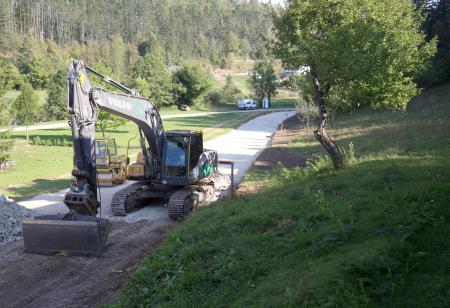 GRADNJA NOVE CESTE DO BIATLONSKEGA CENTRA 03 FOTO LJUBO VUKELIČ